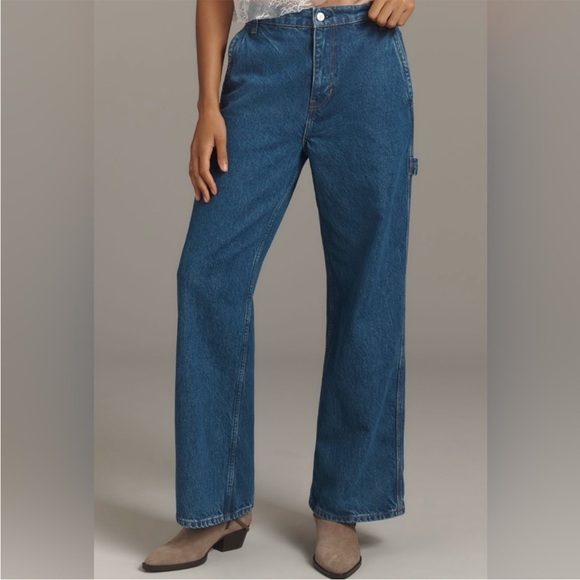 Reformation Diego Mid-Rise Baggy Utility Jeans 30 Cleary Anthropologie NEW - Picture 2 of 12